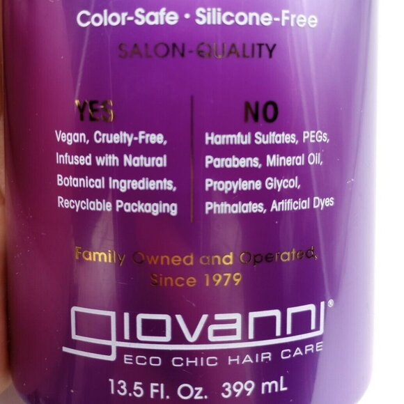 Giovanni Cosmetics Conditioner Curl Defining 13.5 Fl Oz Pack Of 2 Natural Vegan - Picture 4 of 6